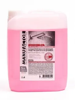 Средство для ванн и душевых MANUFACTOR, пнд, 5 л