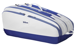 Сумка теннисная Wilson US Open 2023 Tour 12 Pack Bag - white/navy