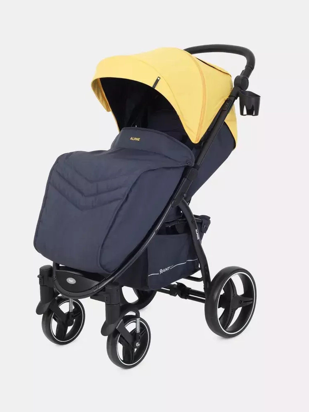 Коляска детская RANT basic "ALPINE" RA450 Yellow