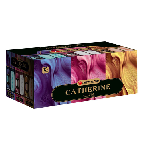 Набор мастурбаторов Baile Catherine Olga, 15 штук