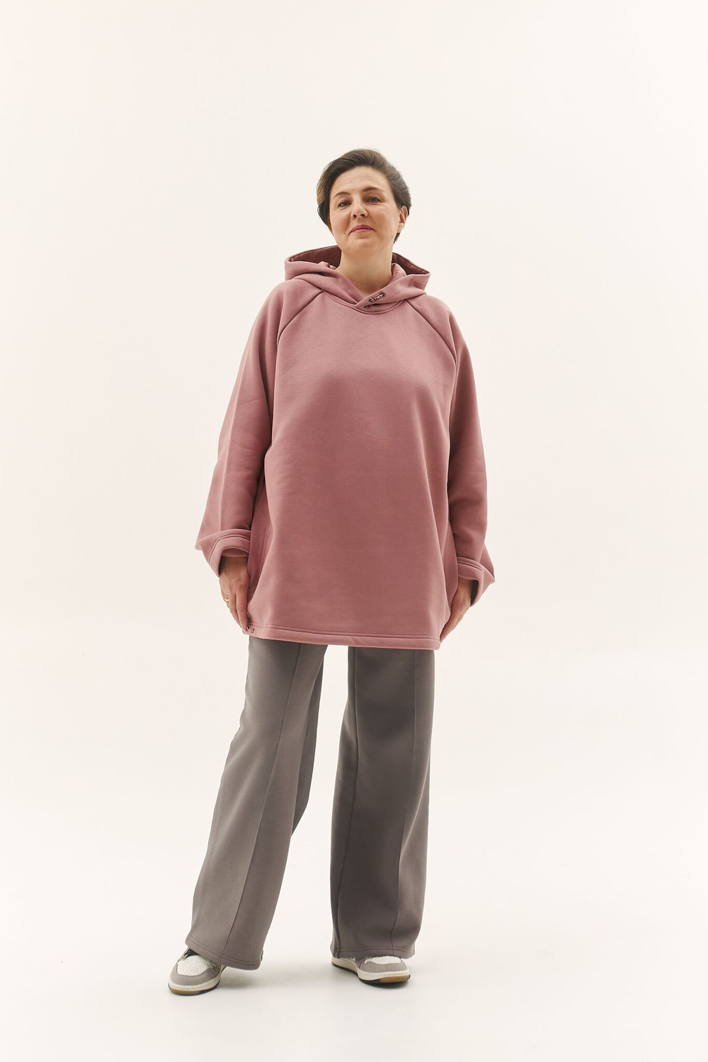 Худи с начесом на кулисе