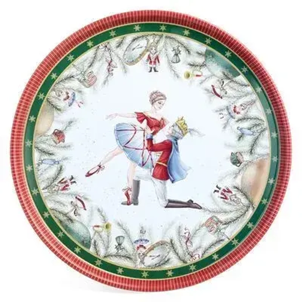 ПОДНОС СЕРВИРОВОЧНЫЙ AGNESS КОЛЛЕКЦИЯ «БАЛЕТ» 33*2,1 СМ