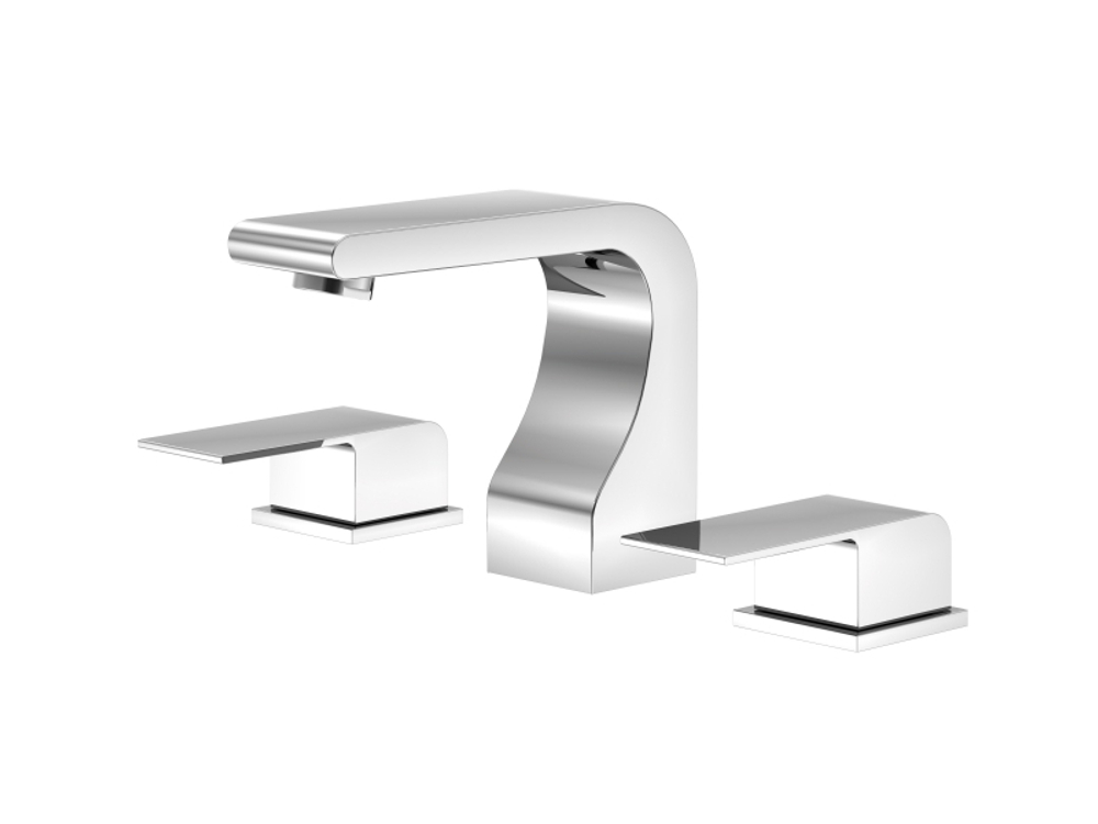 Смеситель для раковины Steinberg Treos, на 3 отверстия, с донным клапаном, хром, 178 2000