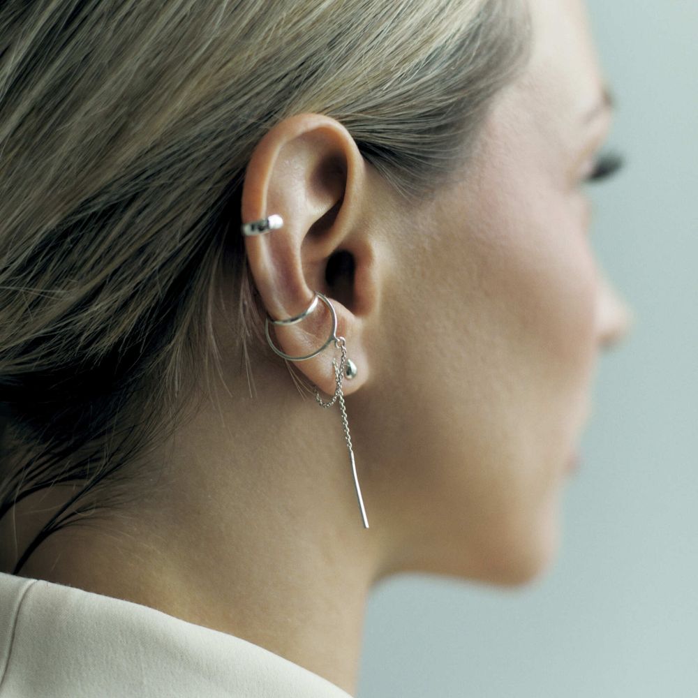 Кафф Catena двойной с цепочкой