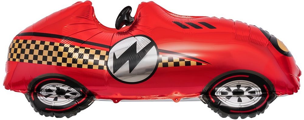 Шар (43&#39;&#39;/109 см) Фигура, Гоночная машина, Формула 1, Красный, 1 шт. в уп.