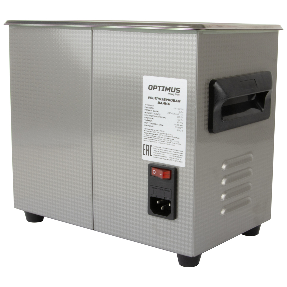 OPT-UC32 Ультразвуковая мойка с подогревом 3,2 л