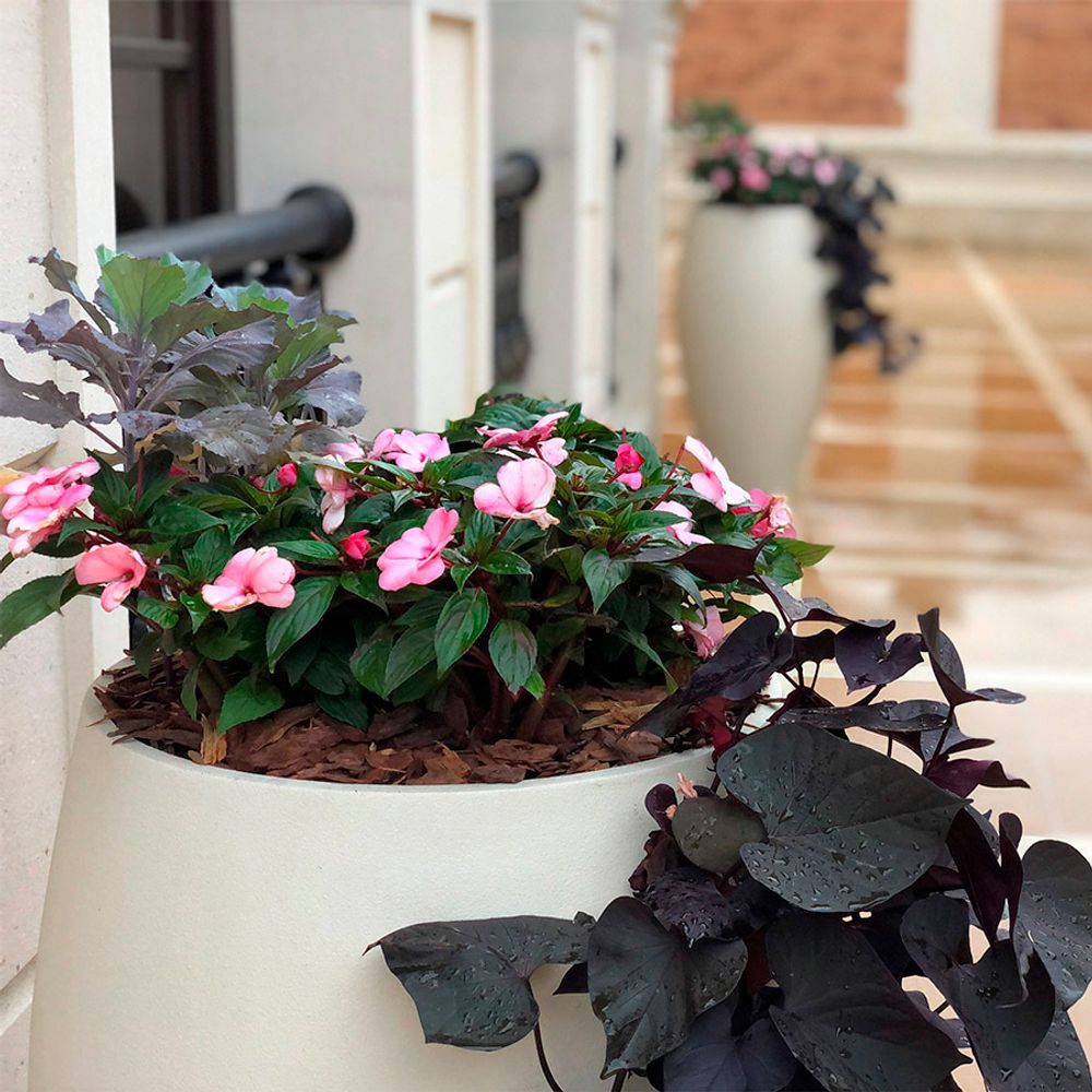 Кашпо BOWL SANTORINI D65 H36