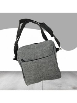 Многофункциональный деловой рюкзак/сумка/кошелек серый