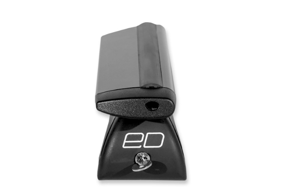 Багажник на интегрированные рейлинги с замком, 125 см, крыло (чёрный)