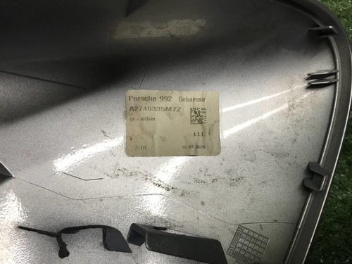 Крышка зеркала левая Porsche Taycan (2019-н.в.)