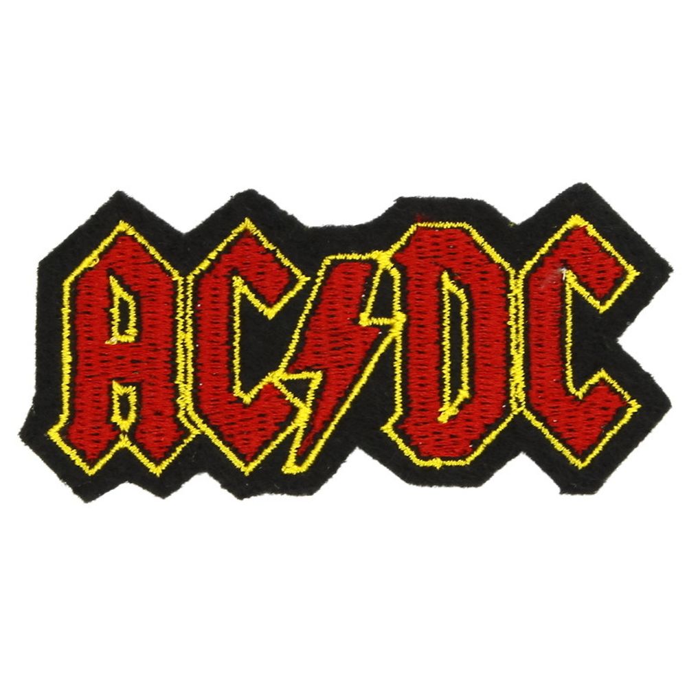 Нашивка AC/DC (вырезанная)