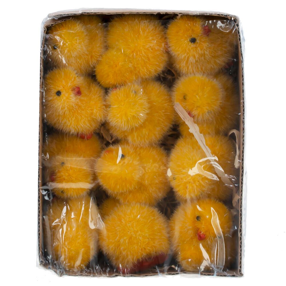 GAEM Набор из 12-ти фигурок декоративных "Цыпленок" (3,5*4*4), L15 W12 H5,5 см