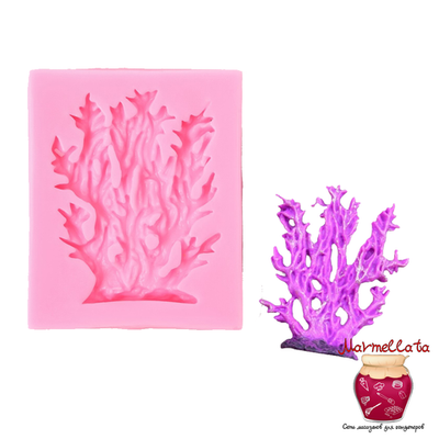 Молд силиконовый "Коралл", 7*5,5*1 см