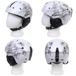 Шлем защитный для зимних видов спорта MS-86 Grey Flower, размер M (55-58)