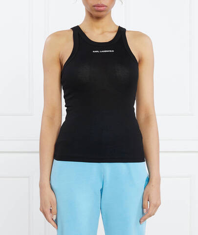 Майка rib Karl Lagerfeld - черный(231W1725)