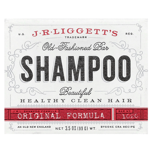 J.R. Liggett's, Шампунь-батончик Old Fashioned, оригинальная формула, 3,5 унции (99 г)