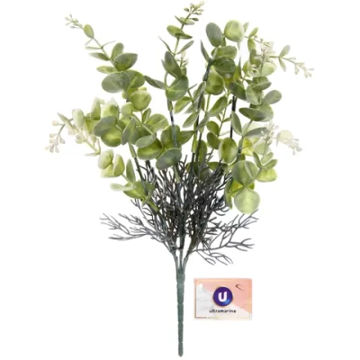 Искусственные цветы «Волшебство трав» 35см Эвкалипт светло-зеленый
