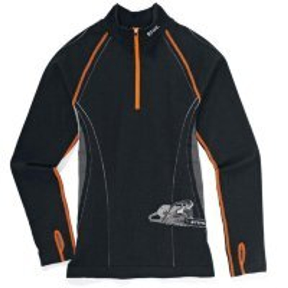 Функциональная футболка с дл. рукавами чёрная ADVANCE XXL