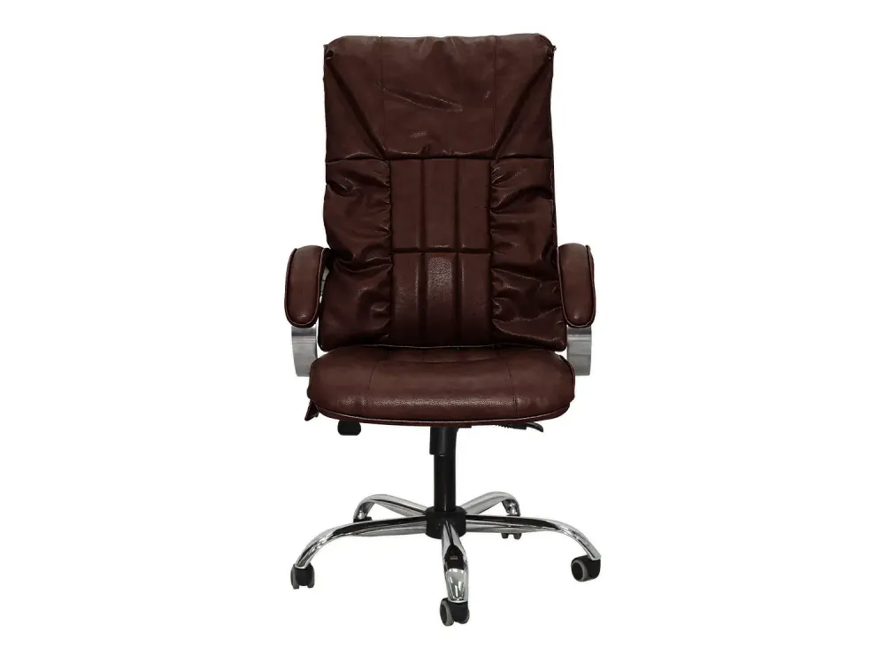Офисное массажное кресло EGO BOSS EG1001 LKFV Шоколад (Арпатек)