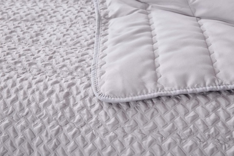 Покрывало 160х220 и наволочка 50х70 Sofi De MarkO Ирма серое