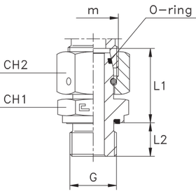 Штуцер FNE DL18 BSP 3/4