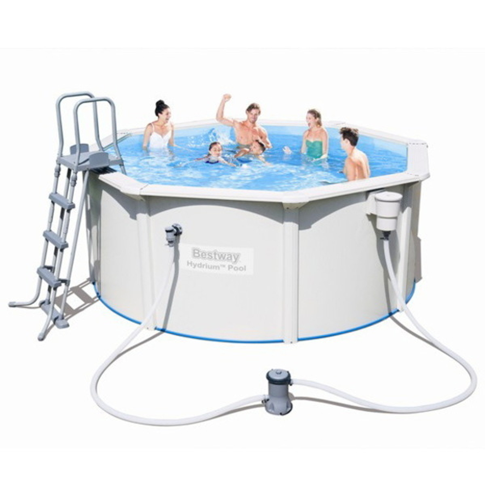 Бассейн стальной Hydrium 305*122 см + 4 аксессуара Bestway (56566)