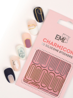 Charmicon 3D Silicone Stickers №147 Изогнутые линии