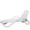Шезлонг Alfa белый