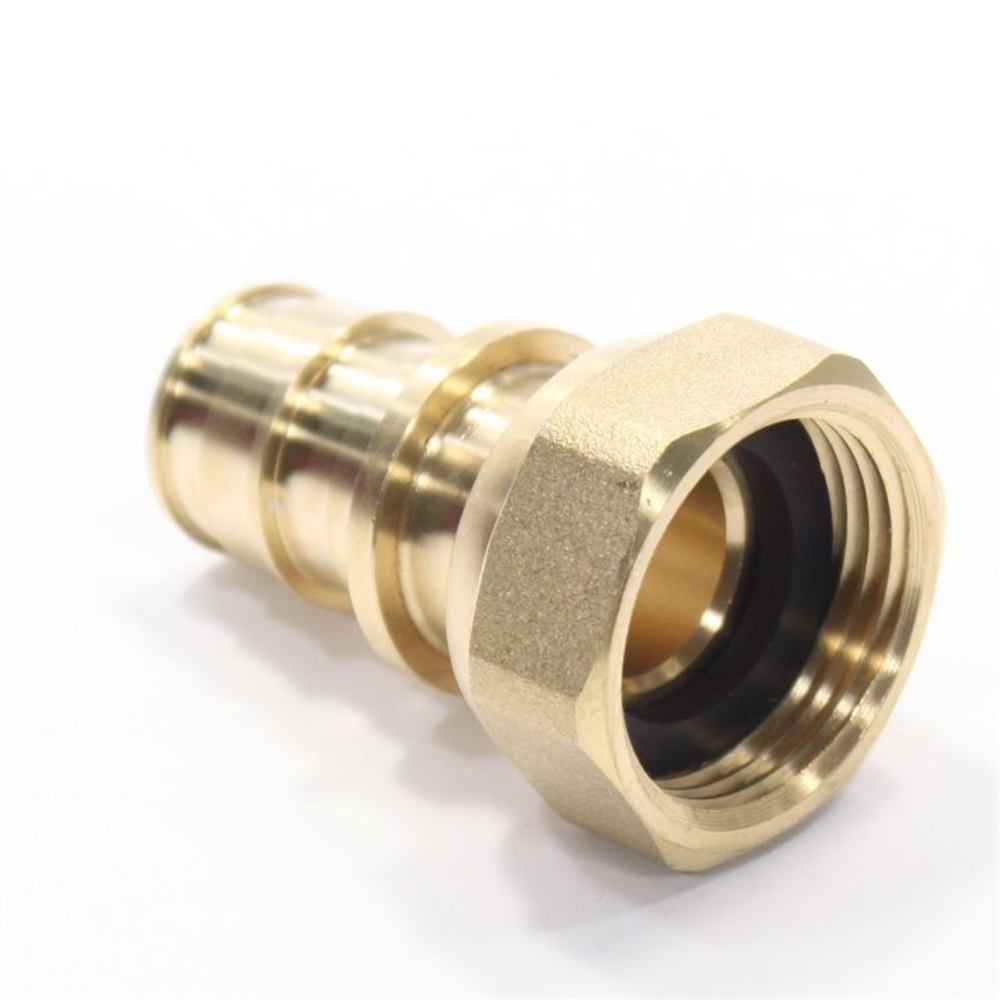 Переходник 20-3/4", WAAG Xpand, обж.кольцо-резьба, вн., латунь, с накид.гайкой