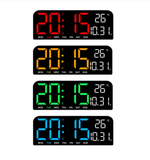 Часы настенные LED MIRROR GH0707 Green&White