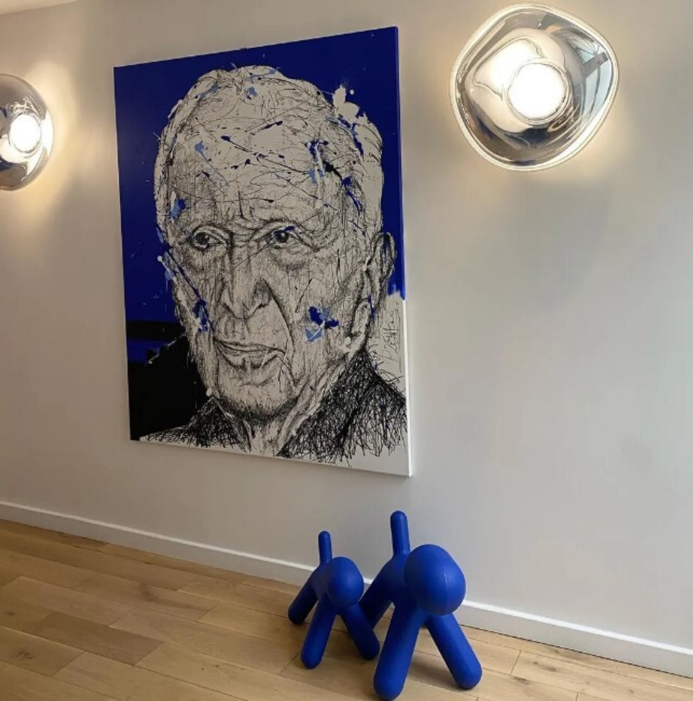 Настенный/Потолочный светильник Melt LED Surface Chrome