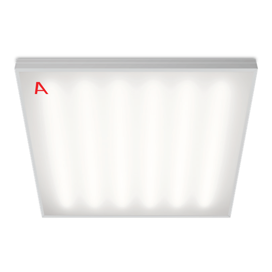 Светильник ОФИС ДВО01-051 с БАП EM3 54Вт 5000К IP40 Матовый 6000лм 595х595х40мм WOLTA PRO