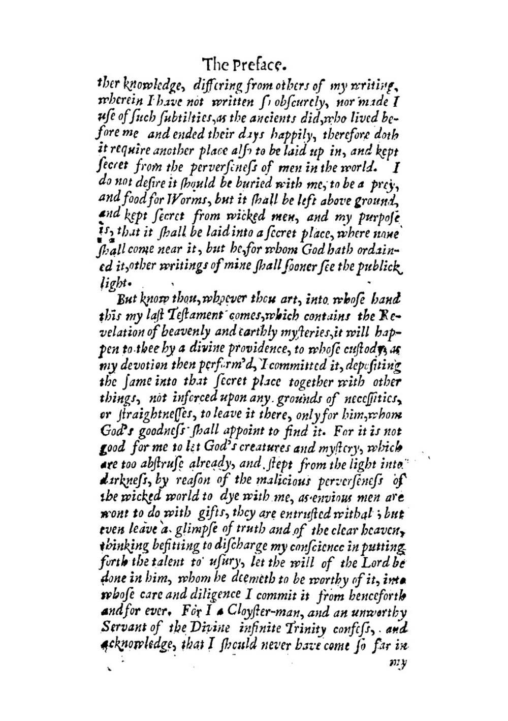 The last vvill and testament of Basil Valentine, monke of the order of St. Bennet | B. Valentinus