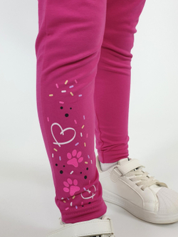 022-03-2 Комплект для девочки (джемпер+ лосины)