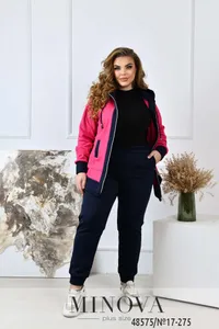 Костюм 17-275-синий-малиновый Minova