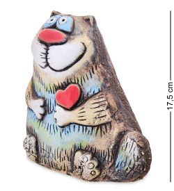 КоКо Шамель KK-250 Фигурка «Кот-Носик с сердцем» шамот