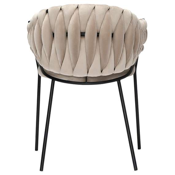 Кресло lind, велюр, бежевое