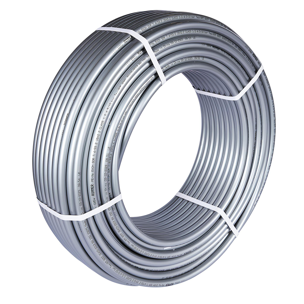 ROMMER 16х2,2 PEX-a EVOH труба из сшитого полиэтилена с кислородным слоем, серая