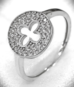 Ювелирное кольцо "Эстерелла" из серебра 925-й пробы