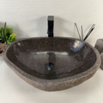Раковина из речного камня RS-65424 60*44*15 0856