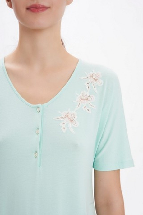 Ночная сорочка Flora Lastraioli Vera 5460 elba голубая