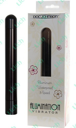 Черный вибратор ALUMINATION