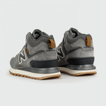 кроссовки New Balance 574 Mid Grey / White Wmns Winter