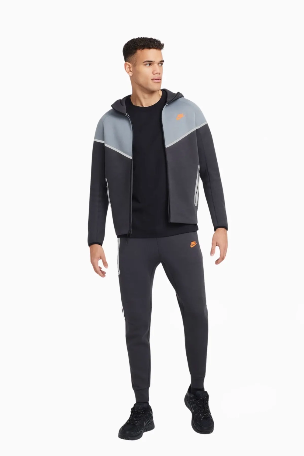 Кофта Nike Sportswear Tech Fleece Windrunner - серый
