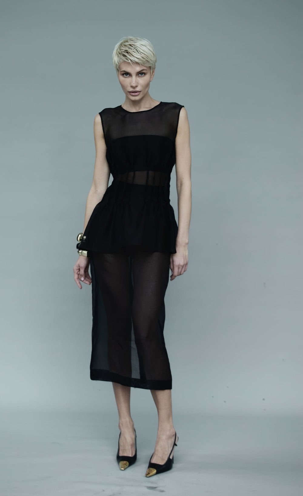 Юбка прозрачная