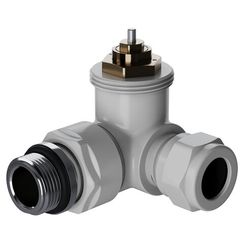 Набор термостатический трехосевой Royal Thermo Design Pro 15мм М30х1,5 (Белый)