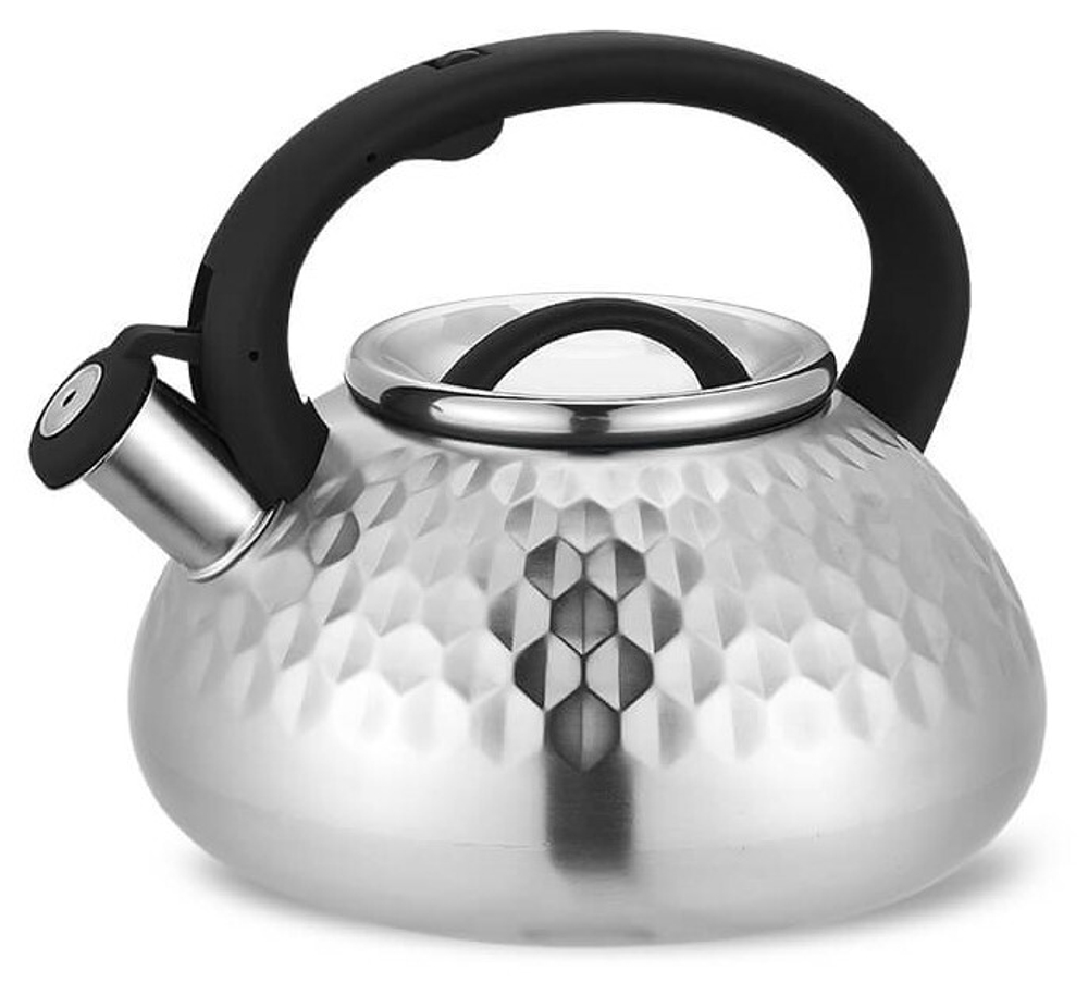 MR-1309-BLACK Чайник мет.Maestro 3,0 л