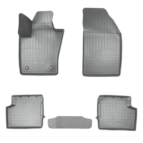 Ковры в салон Norplast/Unidec для Jeep Renegade (2014-), Серый, арт.NPA11-C40-420-G