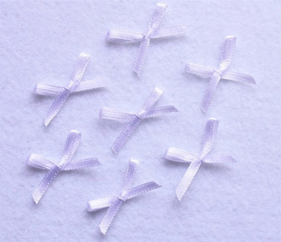 Бантик для нижнего белья, 3,5 мм. Цвет- Белый