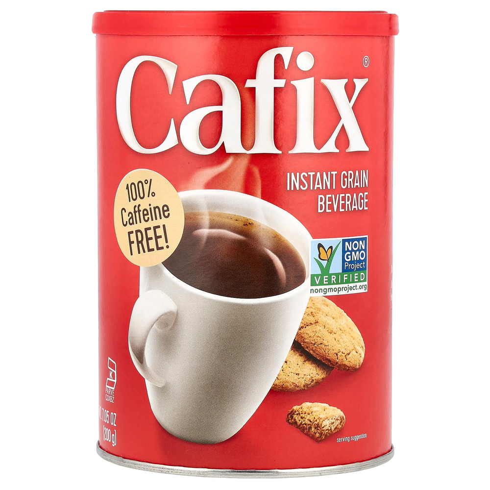 Cafix, растворимый зерновой напиток, без кофеина, 200 г (7,05 унции)
